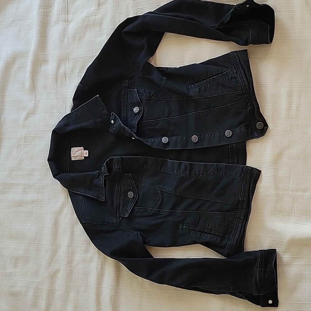 Amazing black dress bard jean jacket